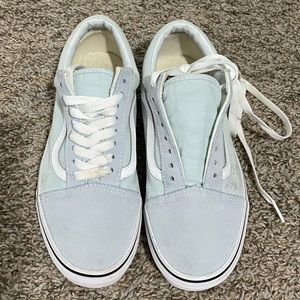 Baby Blue Old School Vans